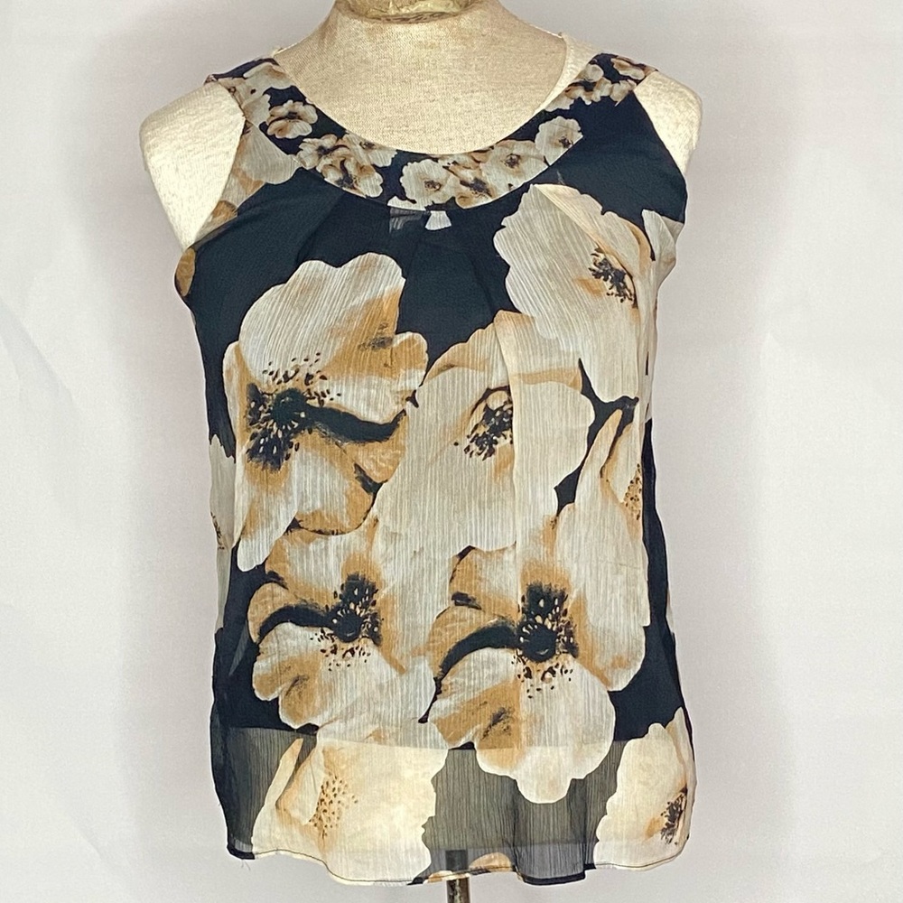 New York & Company | Size Extra Small | Multi - Colored / Floral | Blouse Top
